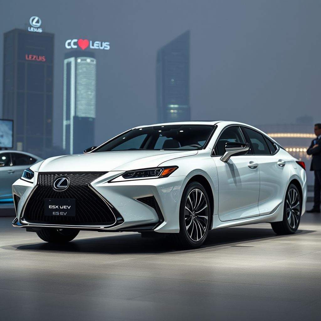 Lexus ES EV 2025 เผยโฉมครั้งแรกที่ Shanghai Auto Show